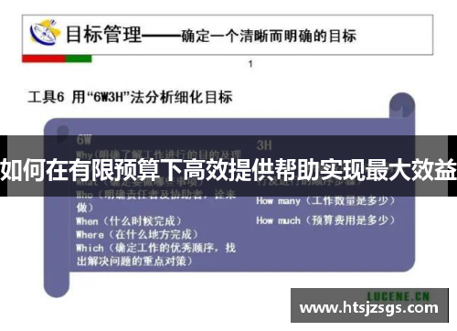 如何在有限预算下高效提供帮助实现最大效益